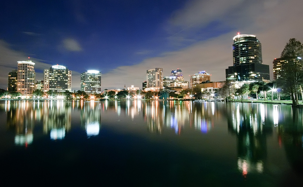 Orlando Florida by night
